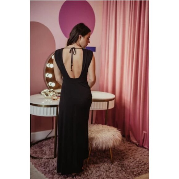 💕VERONICA M💕 Barbados Stripe Deep V Maxi Dress - Picture 5 of 14